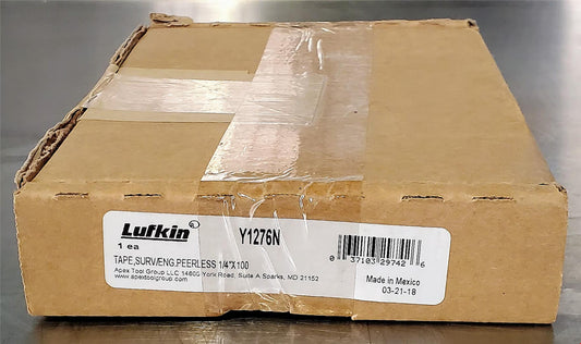 LUFKIN® Y1276N REPLACEMENT BLADE TAPE 1/4-Inch x 100-Foot CHROME CLAD FREE SHIP