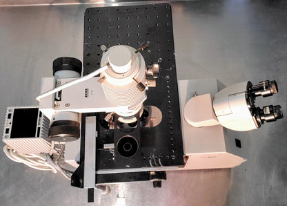ZEISS IM INVERTED MICROSCOPE 3 OBJECTIVES 100% WORKING FREE SHIP WATCH VIDEO