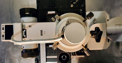 ZEISS IM INVERTED MICROSCOPE 3 OBJECTIVES 100% WORKING FREE SHIP WATCH VIDEO