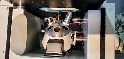 ZEISS IM INVERTED MICROSCOPE 3 OBJECTIVES 100% WORKING FREE SHIP WATCH VIDEO