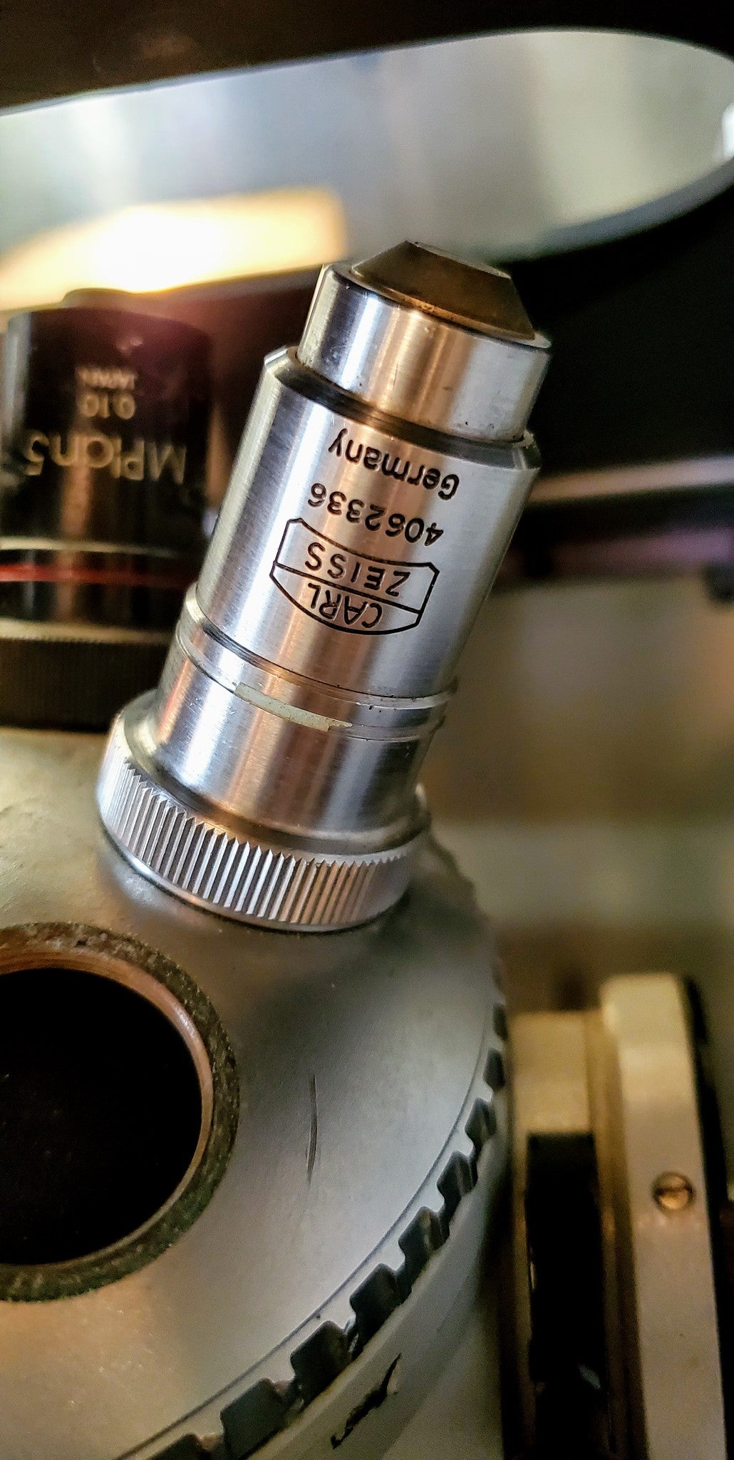 ZEISS IM INVERTED MICROSCOPE 3 OBJECTIVES 100% WORKING FREE SHIP WATCH VIDEO