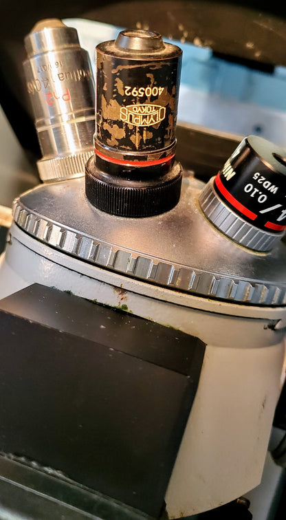 ZEISS IM INVERTED MICROSCOPE 3 OBJECTIVES 100% WORKING FREE SHIP WATCH VIDEO