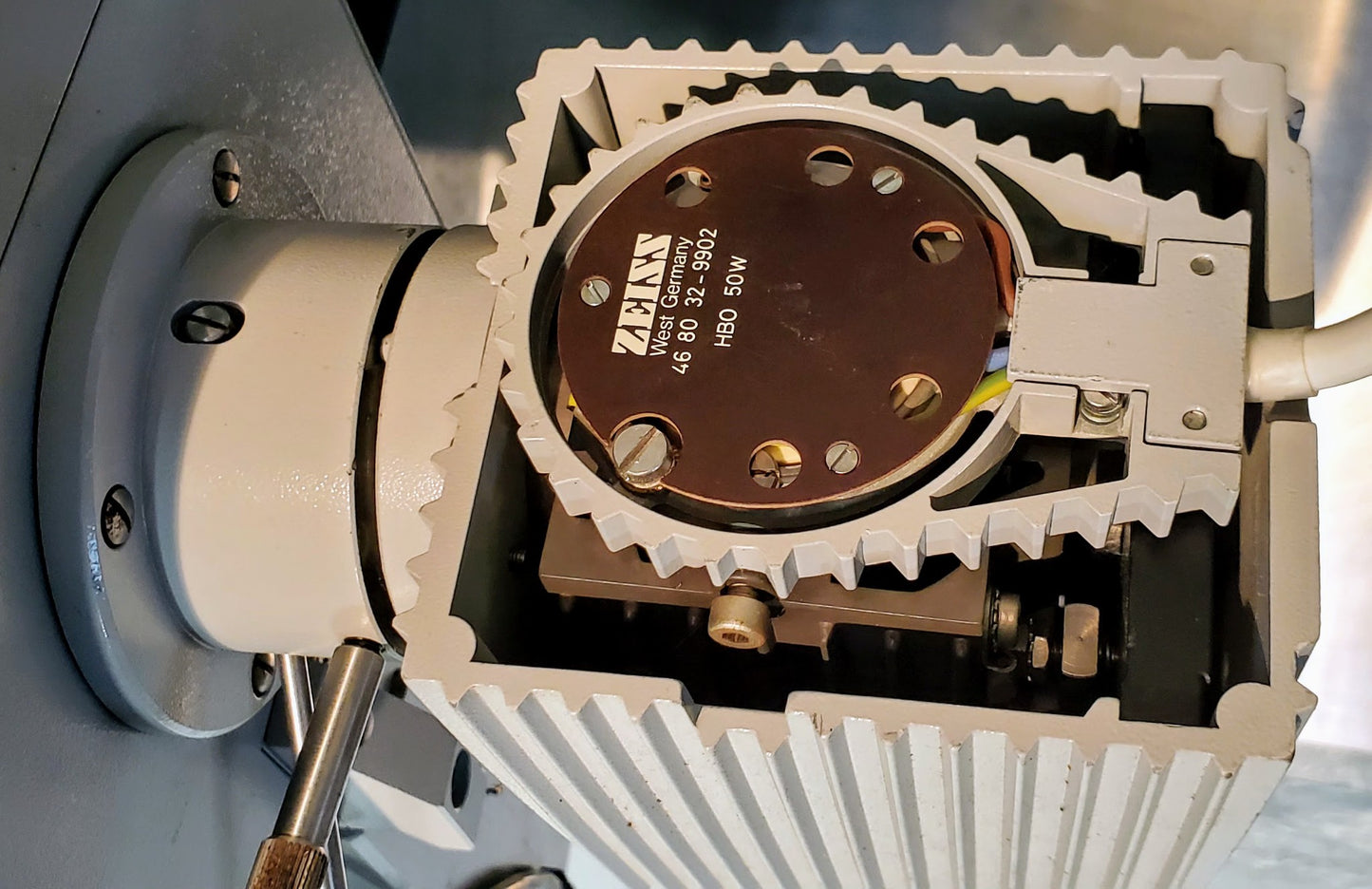 ZEISS IM INVERTED MICROSCOPE 3 OBJECTIVES 100% WORKING FREE SHIP WATCH VIDEO