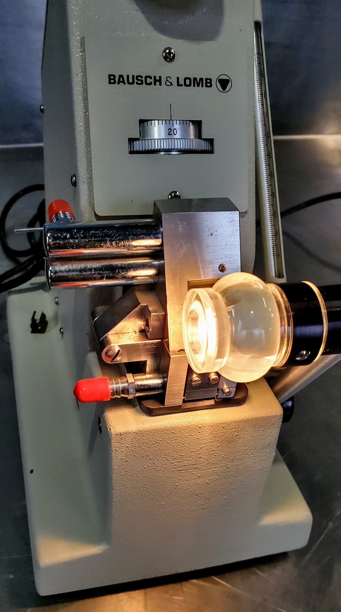 BAUSCH & LOMB 33.46.10 OSMOMETER ABBE REFRACTOMETER (Zeiss) WATCH VIDEO