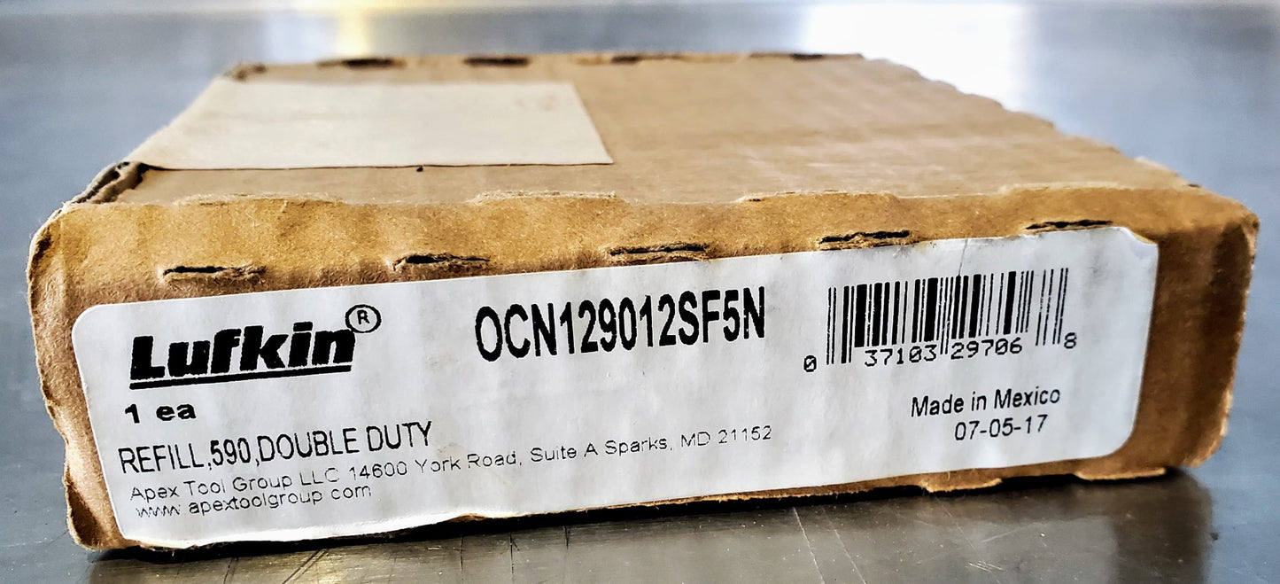 LUFKIN® OCN129012SF5N 18' x 1/2", 1/100" REFILL BLADE TAPE CHROME CLAD FREE SHIP