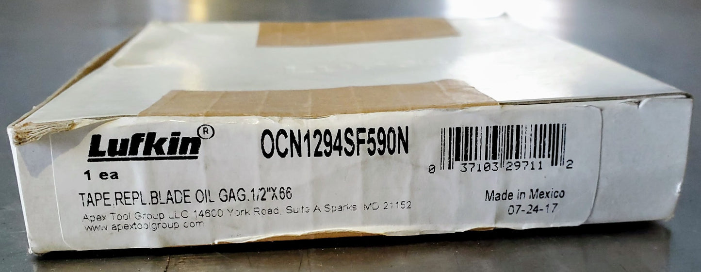 LUFKIN® OCN1294SF590N REFILL 66 FT L x 1/2" BLADE TAPE CHROME CLAD FREE SHIPPING