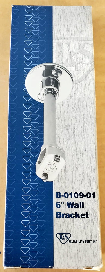 BrandNew OEM TS® WallMount 6"  - 1 Unit of TS B 0109-01 6"inch BRASS WALL BRACK