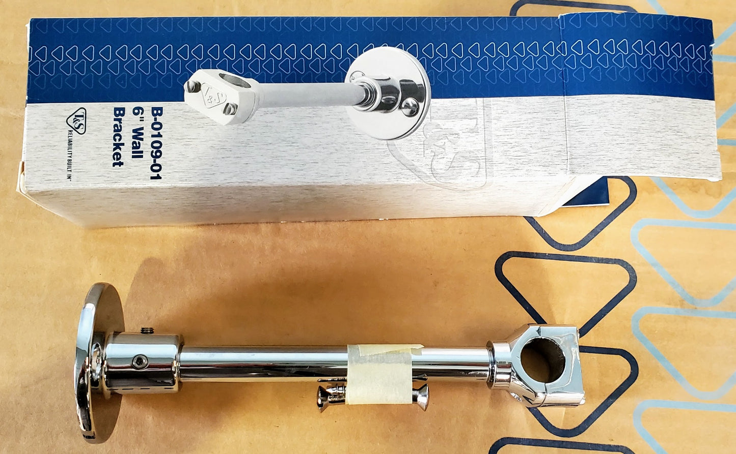 BrandNew OEM TS® WallMount 6"  - 1 Unit of TS B 0109-01 6"inch BRASS WALL BRACK