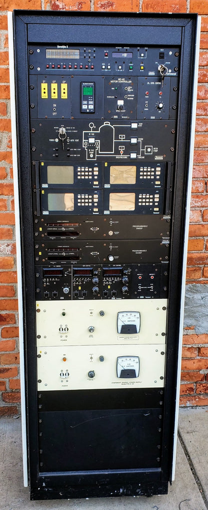 AIRCO EDWARDS TEMESCAL ELECTRON BEAM DEPOSITION COLUMN SYSTEM SWEEP VERSAVAC 5