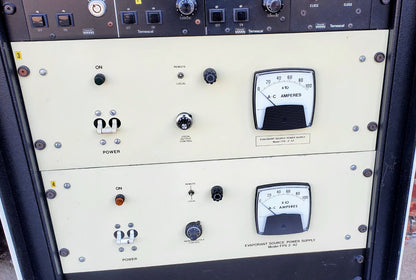 AIRCO EDWARDS TEMESCAL ELECTRON BEAM DEPOSITION COLUMN SYSTEM SWEEP VERSAVAC 5