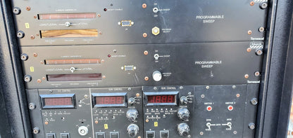 AIRCO EDWARDS TEMESCAL ELECTRON BEAM DEPOSITION COLUMN SYSTEM SWEEP VERSAVAC 5