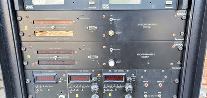 AIRCO EDWARDS TEMESCAL ELECTRON BEAM DEPOSITION COLUMN SYSTEM SWEEP VERSAVAC 5