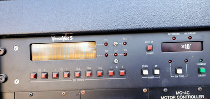 AIRCO EDWARDS TEMESCAL ELECTRON BEAM DEPOSITION COLUMN SYSTEM SWEEP VERSAVAC 5