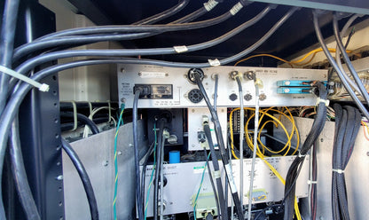 AIRCO EDWARDS TEMESCAL ELECTRON BEAM DEPOSITION COLUMN SYSTEM SWEEP VERSAVAC 5