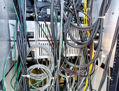 AIRCO EDWARDS TEMESCAL ELECTRON BEAM DEPOSITION COLUMN SYSTEM SWEEP VERSAVAC 5