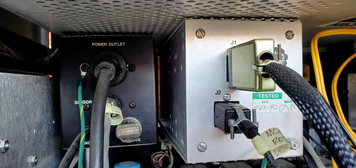 AIRCO EDWARDS TEMESCAL ELECTRON BEAM DEPOSITION COLUMN SYSTEM SWEEP VERSAVAC 5