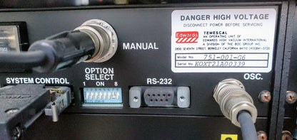 AIRCO EDWARDS TEMESCAL ELECTRON BEAM DEPOSITION COLUMN SYSTEM SWEEP VERSAVAC 5