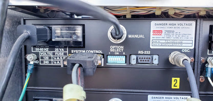 AIRCO EDWARDS TEMESCAL ELECTRON BEAM DEPOSITION COLUMN SYSTEM SWEEP VERSAVAC 5