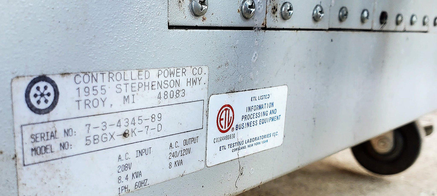 TRYSTAR Series 700 8KVA POWER CONDITIONER 1PHASE VOLTAGE REGULATOR TRANSFORMER