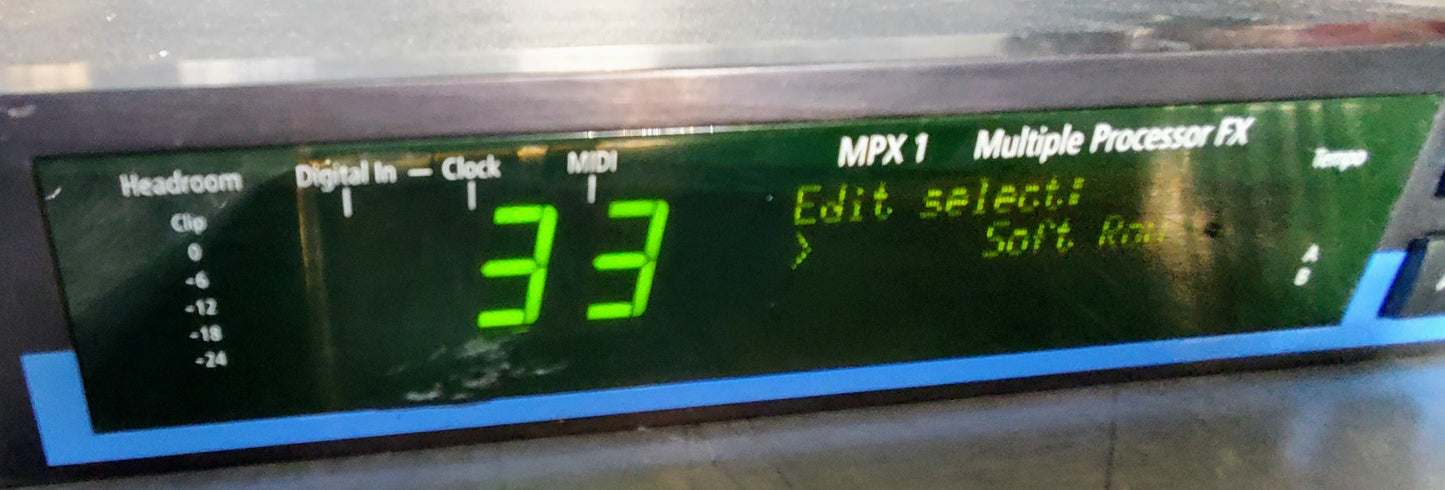 LEXICON MPX 1 MULTIPROCESSOR FX REVERB 100% WORKING 90-DAY-WARRANTY FREE SHIP