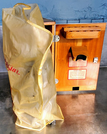 RARE BAUSCH LOMB MONOLUX OBJECTIVE MICROSCOPE BAKELITE VIEWER WOOD CASE FREESHIP