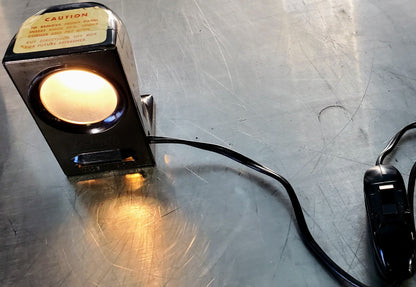 RARE BAUSCH LOMB MONOLUX OBJECTIVE MICROSCOPE BAKELITE VIEWER WOOD CASE FREESHIP