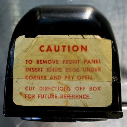 RARE BAUSCH LOMB MONOLUX OBJECTIVE MICROSCOPE BAKELITE VIEWER WOOD CASE FREESHIP