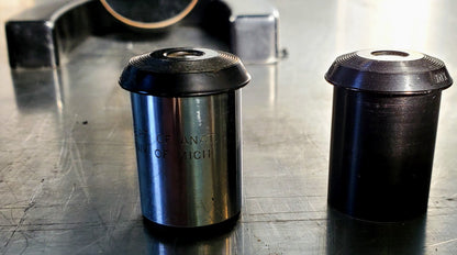 RARE BAUSCH LOMB MONOLUX OBJECTIVE MICROSCOPE BAKELITE VIEWER WOOD CASE FREESHIP