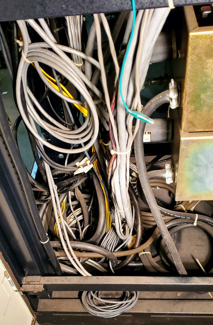 AIRCO EDWARDS TEMESCAL ELECTRON BEAM DEPOSITION COLUMN SYSTEM SWEEP VERSAVAC 5