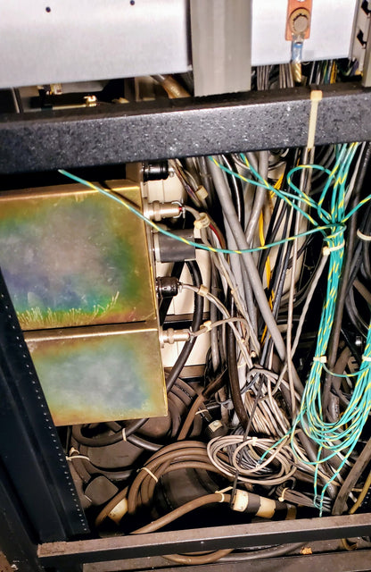 AIRCO EDWARDS TEMESCAL ELECTRON BEAM DEPOSITION COLUMN SYSTEM SWEEP VERSAVAC 5