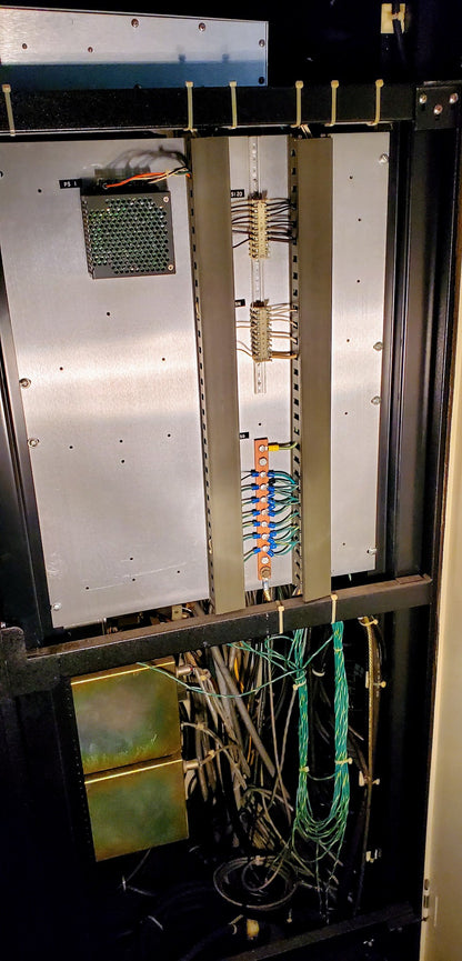 AIRCO EDWARDS TEMESCAL ELECTRON BEAM DEPOSITION COLUMN SYSTEM SWEEP VERSAVAC 5