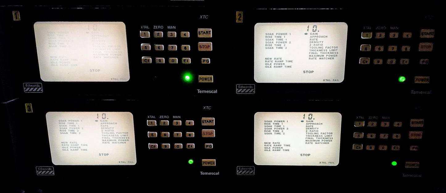AIRCO EDWARDS TEMESCAL ELECTRON BEAM DEPOSITION COLUMN SYSTEM SWEEP VERSAVAC 5