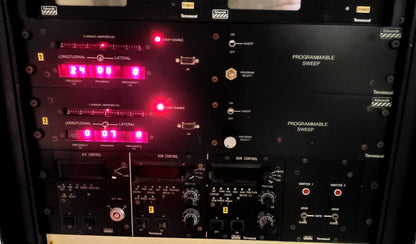 AIRCO EDWARDS TEMESCAL ELECTRON BEAM DEPOSITION COLUMN SYSTEM SWEEP VERSAVAC 5