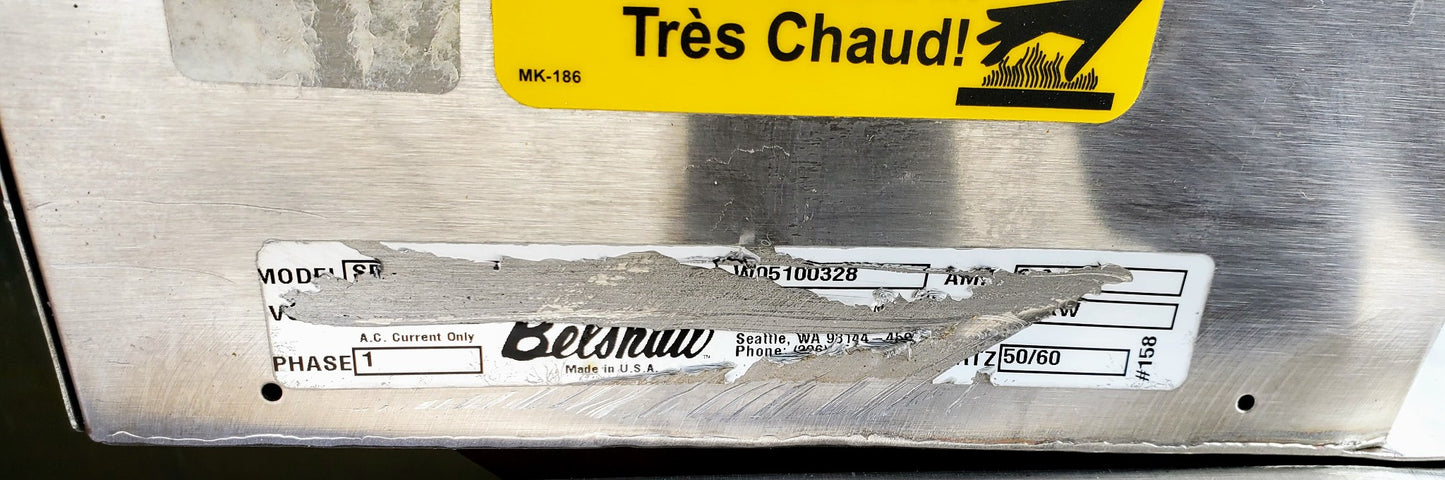 BELSHAW 718LCG NATURAL GAS 18x26 DONUT FRYER and SF18 SHORTENING FILTER FREESHIP
