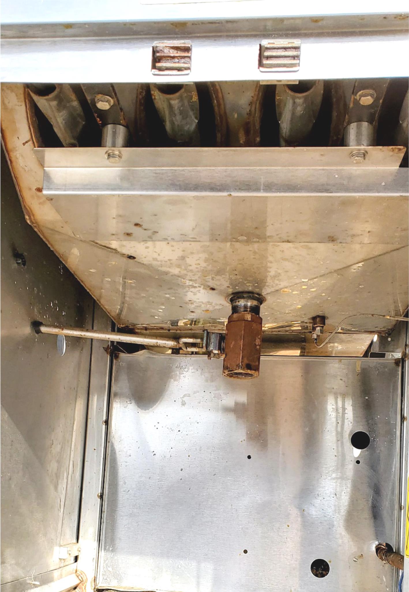 BELSHAW 718LCG NATURAL GAS 18x26 DONUT FRYER and SF18 SHORTENING FILTER FREESHIP