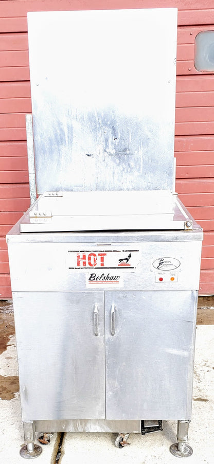 BELSHAW 718LCG NATURAL GAS 18x26 DONUT FRYER and SF18 SHORTENING FILTER FREESHIP