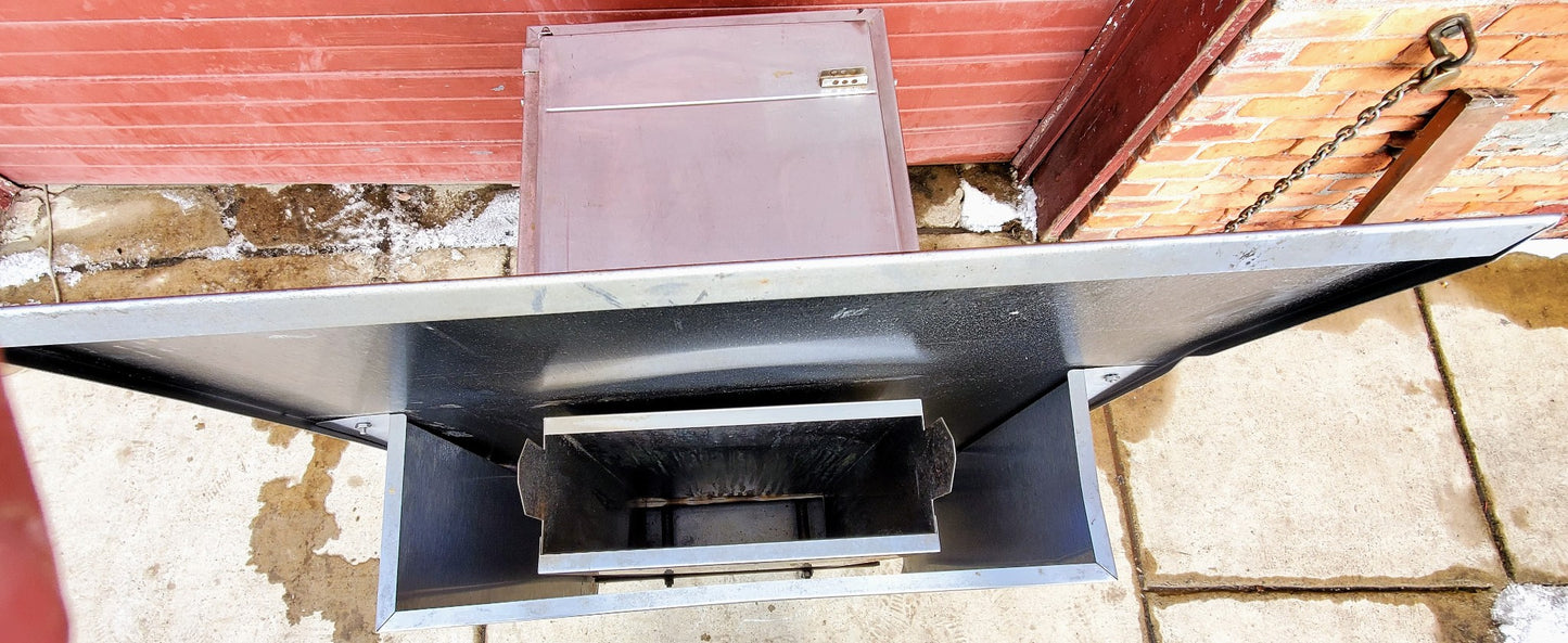 BELSHAW 718LCG NATURAL GAS 18x26 DONUT FRYER and SF18 SHORTENING FILTER FREESHIP