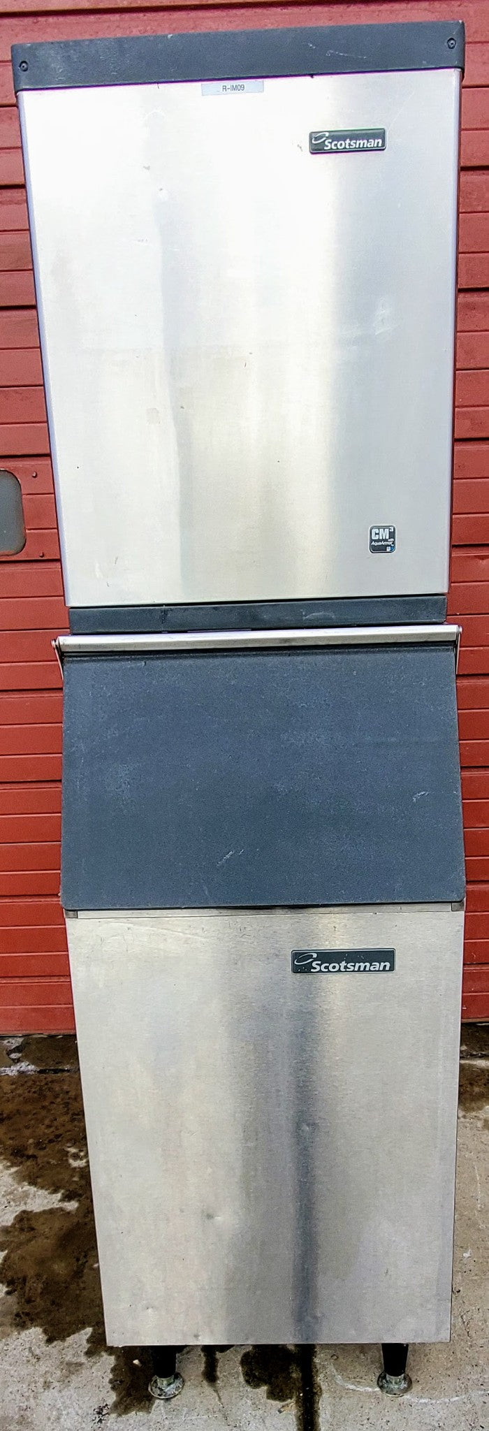 SCOTSMAN 480lbsDay CME AIR COOLED ICE MACHINE BH360S BIN WATCH VIDEO FREE SHIP