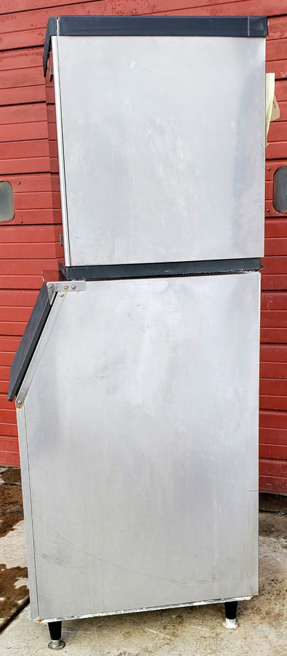 SCOTSMAN 480lbsDay CME AIR COOLED ICE MACHINE BH360S BIN WATCH VIDEO FREE SHIP