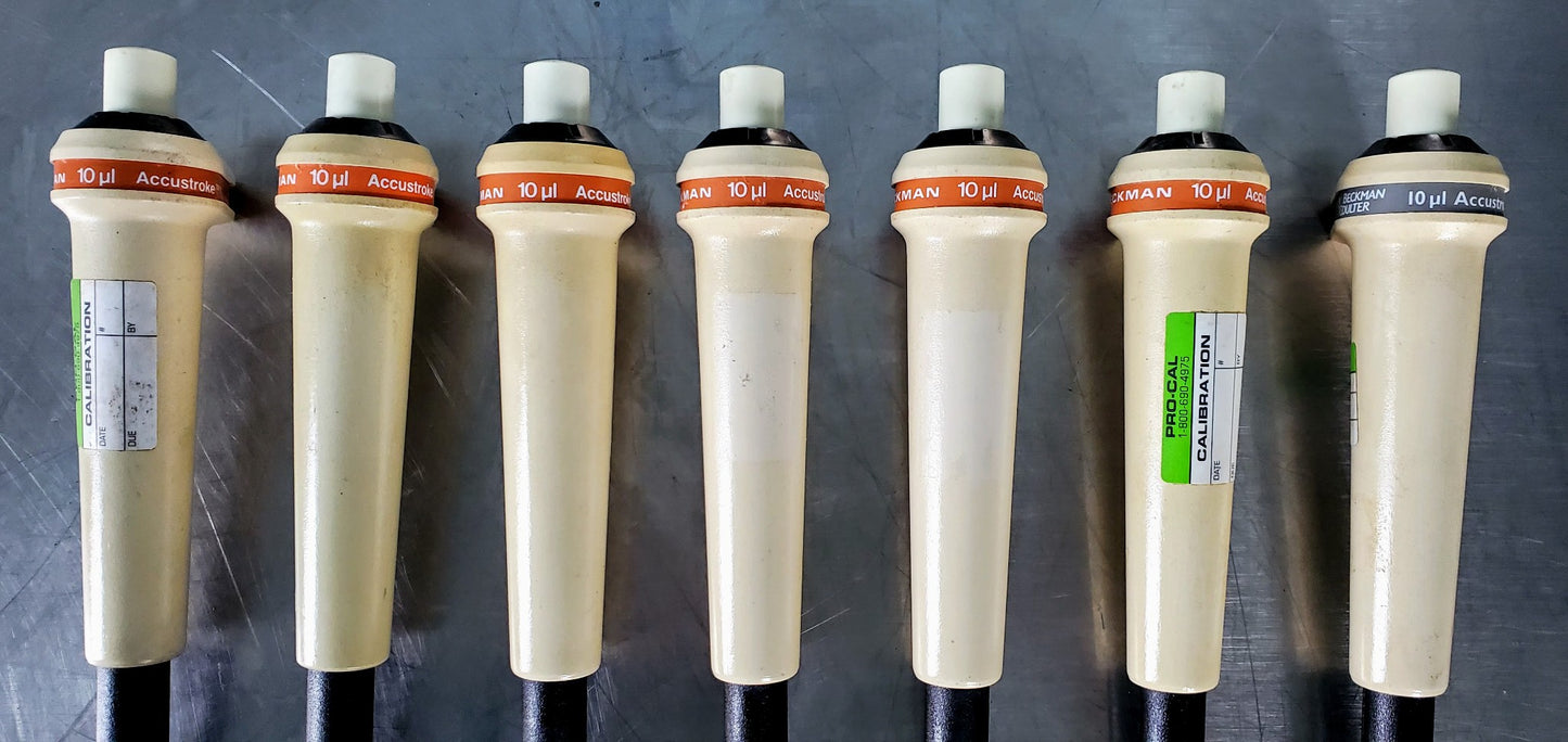 ONE UNIT of BECKMAN COULTER ACCUSTROKE 10ul PIPETTE FREE SHIPPING