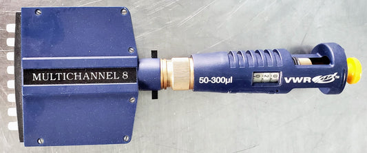 VWR 50-300 ul 8 MULTICHANNEL PIPETTE PIPETTOR FREE SHIPPING