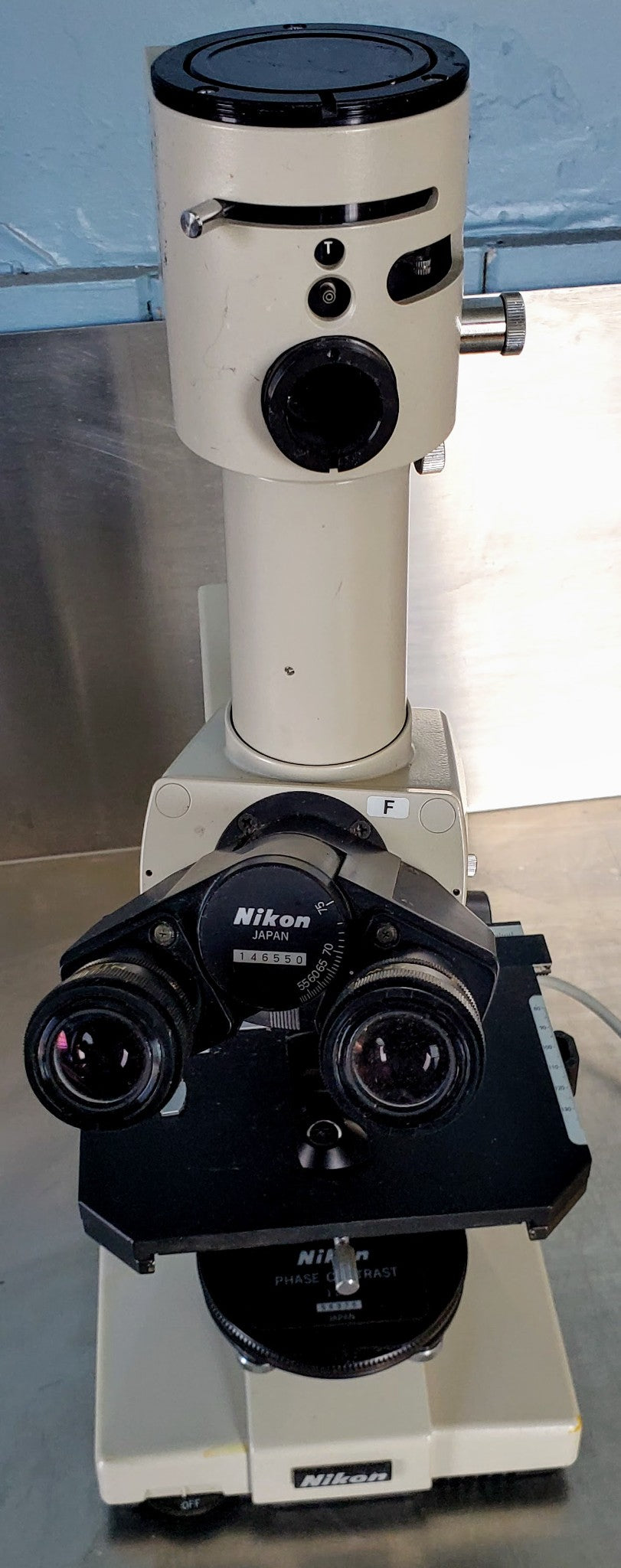 PERFECT NIKON LABOPHOT PHASE CONTRAST MICROSCOPE 4OBJECTIVES PFX TURRET WARRANTY