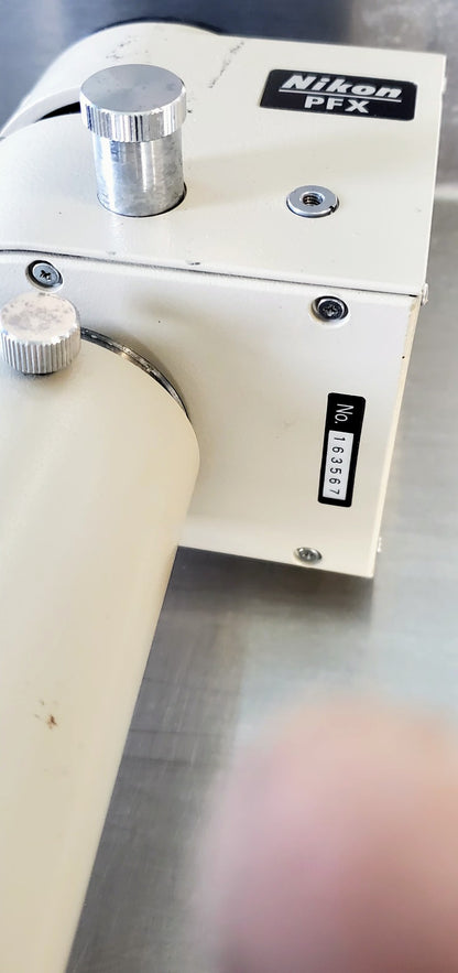 PERFECT NIKON LABOPHOT PHASE CONTRAST MICROSCOPE 4OBJECTIVES PFX TURRET WARRANTY