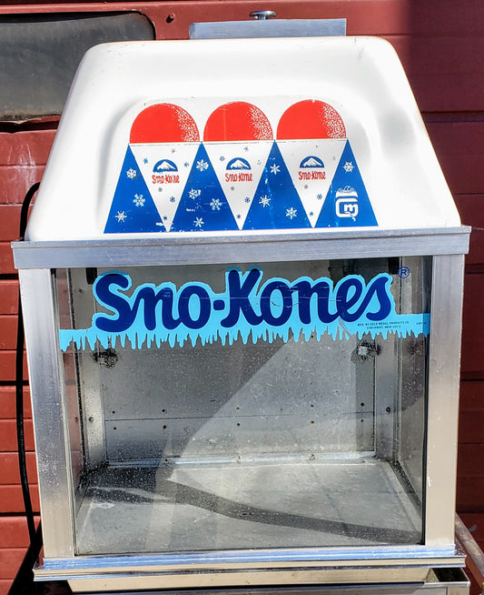 SNO-KONES BLIZ-WHIZ 1001 ICE SHAVER 120VELETRIC COUNTERTOP WATCH VIDEO FREE SHIP