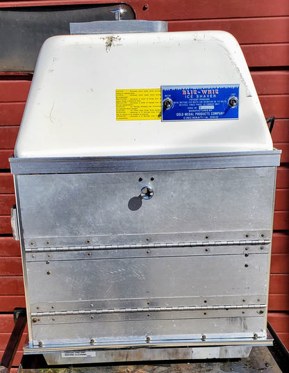 SNO-KONES BLIZ-WHIZ 1001 ICE SHAVER 120VELETRIC COUNTERTOP WATCH VIDEO FREE SHIP