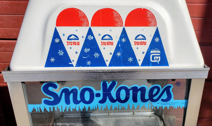 SNO-KONES BLIZ-WHIZ 1001 ICE SHAVER 120VELETRIC COUNTERTOP WATCH VIDEO FREE SHIP