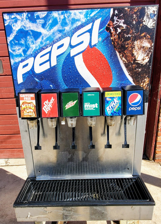 SERVEND CED-30 SODA CARB NON 6 VALVE POST MIX DISPENSER WATCH VIDEO FREE SHIPPIN