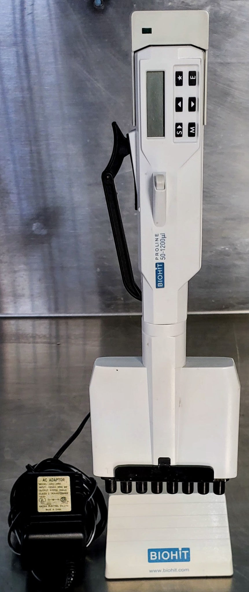 SARTORIUS BIOHIT PROLINE 50-120ul 6CHANNEL PIPETTE & CHARGER WATCHVIDEO FREESHIP
