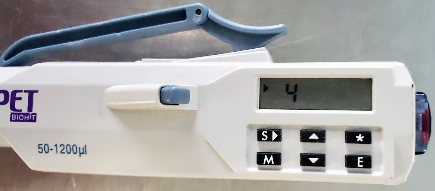 ePET SARTORIUS BIOHIT 50-120 ul 6 CHANNEL PIPETTE WATCH VIDEO FREE SHIPPING