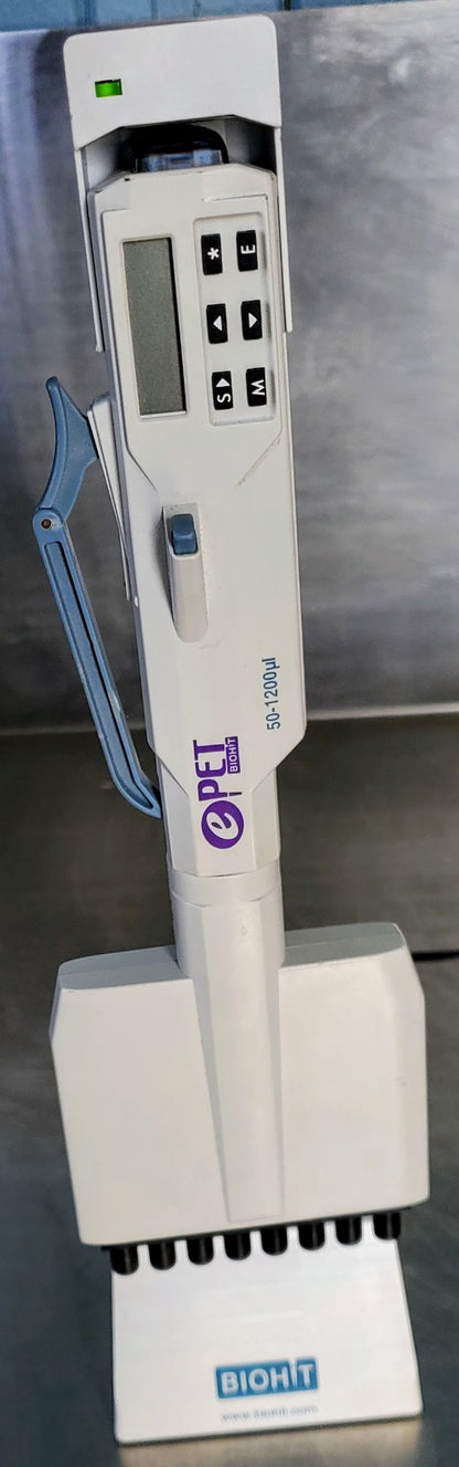 ePET SARTORIUS BIOHIT 50-120 ul 6 CHANNEL PIPETTE WATCH VIDEO FREE SHIPPING